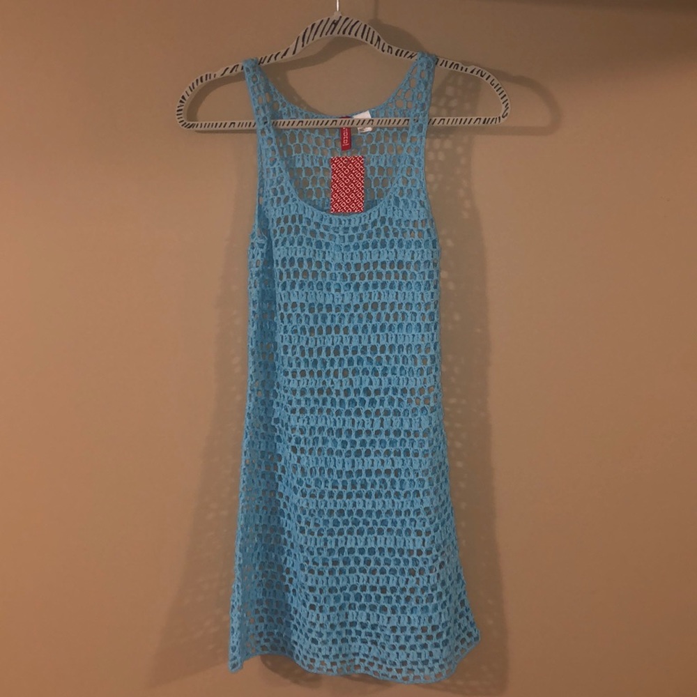 Knitted bathing suit cover up
